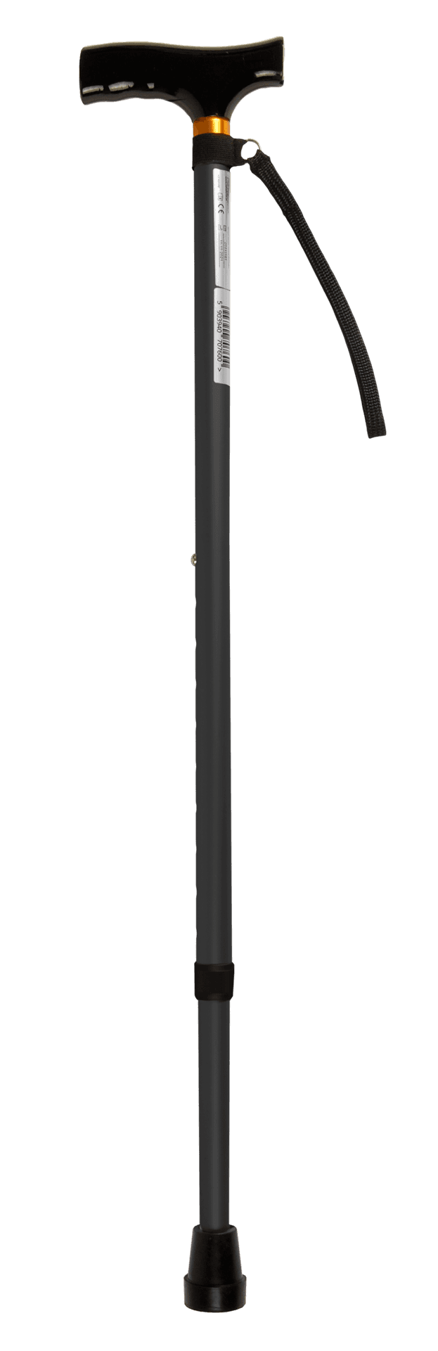 Aluminiumkäpp RF-510 (svart/brun) — hjälpmedel från RehabCare