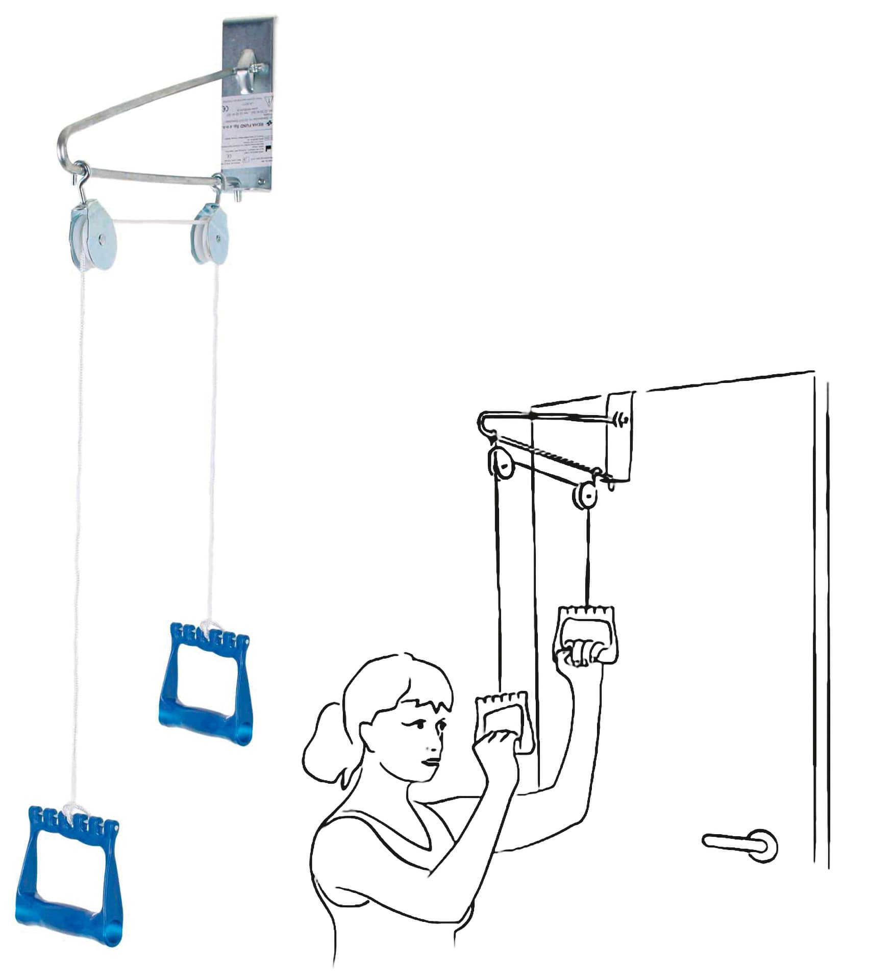 Träningsdrag RF-881 — hjälpmedel från RehabCare
